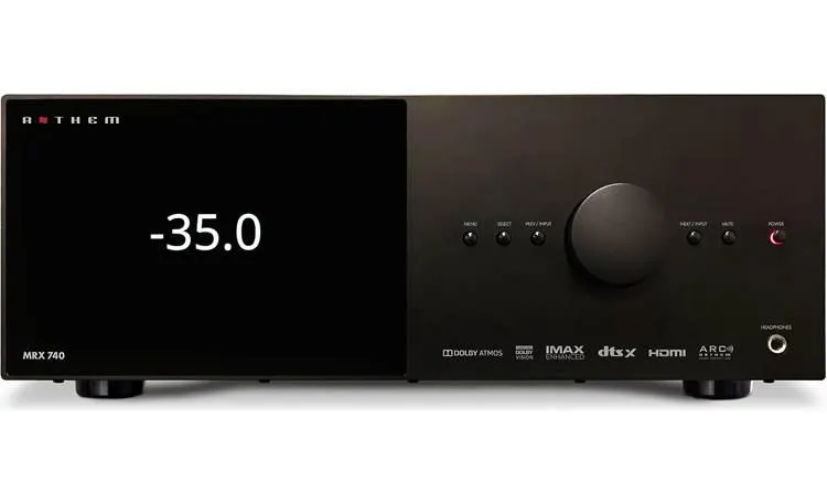 Anthem MRX 740 8K 7.2-channel home theater receiver with Dolby Atmos®, Wi-Fi®, Bluetooth®, and Apple AirPlay® 2