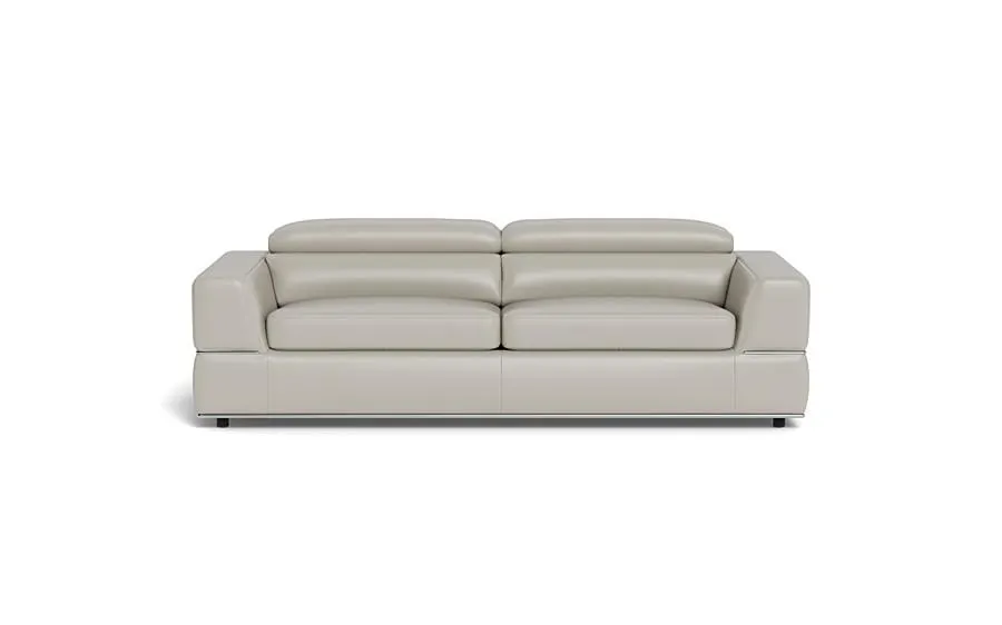 Bergamo 2 Seater Sofa Bed Light Gray