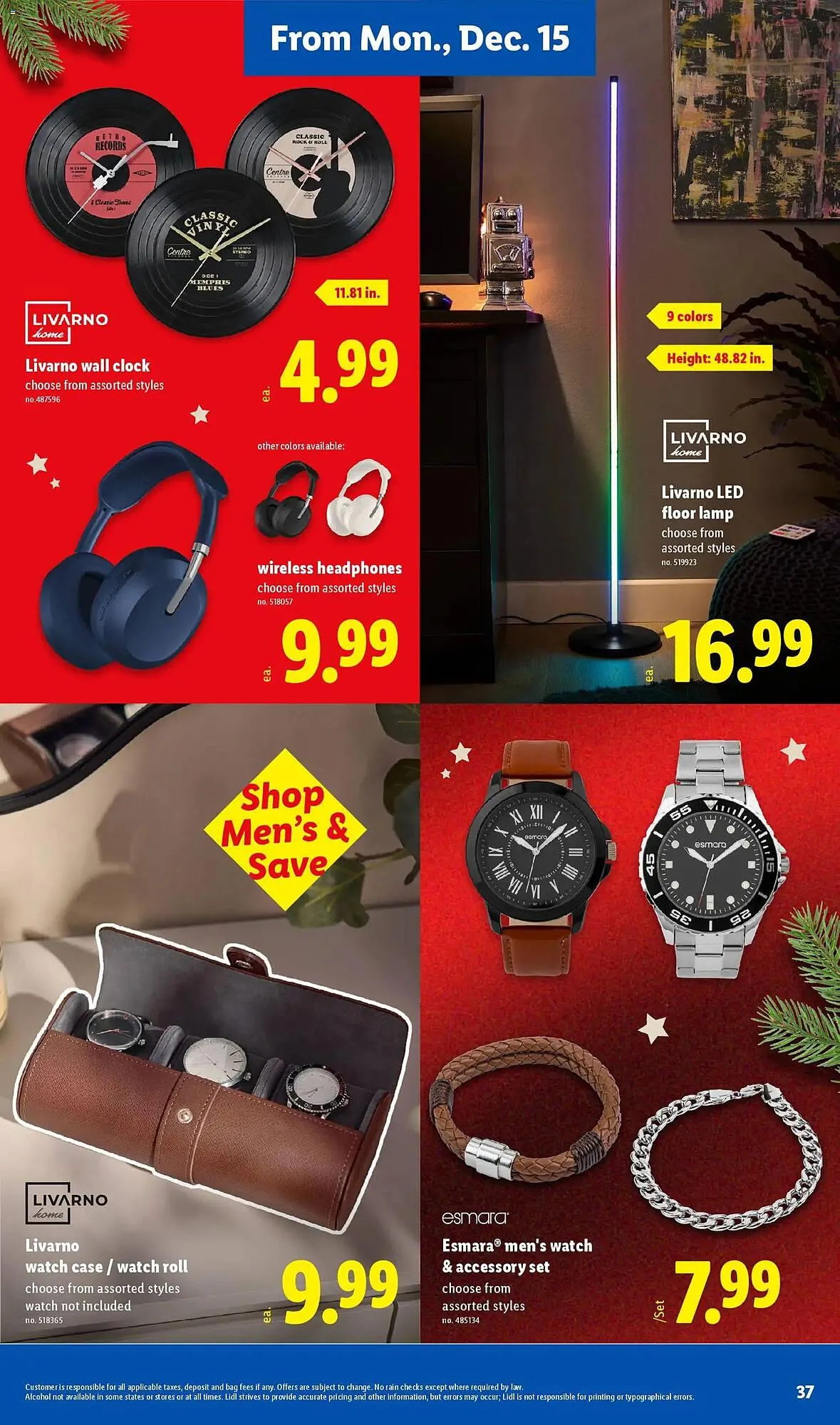 Weekly promotion Lidl weekly ad spanning from December 10 to December 16 2025 - Page 37 for Catalogue 365