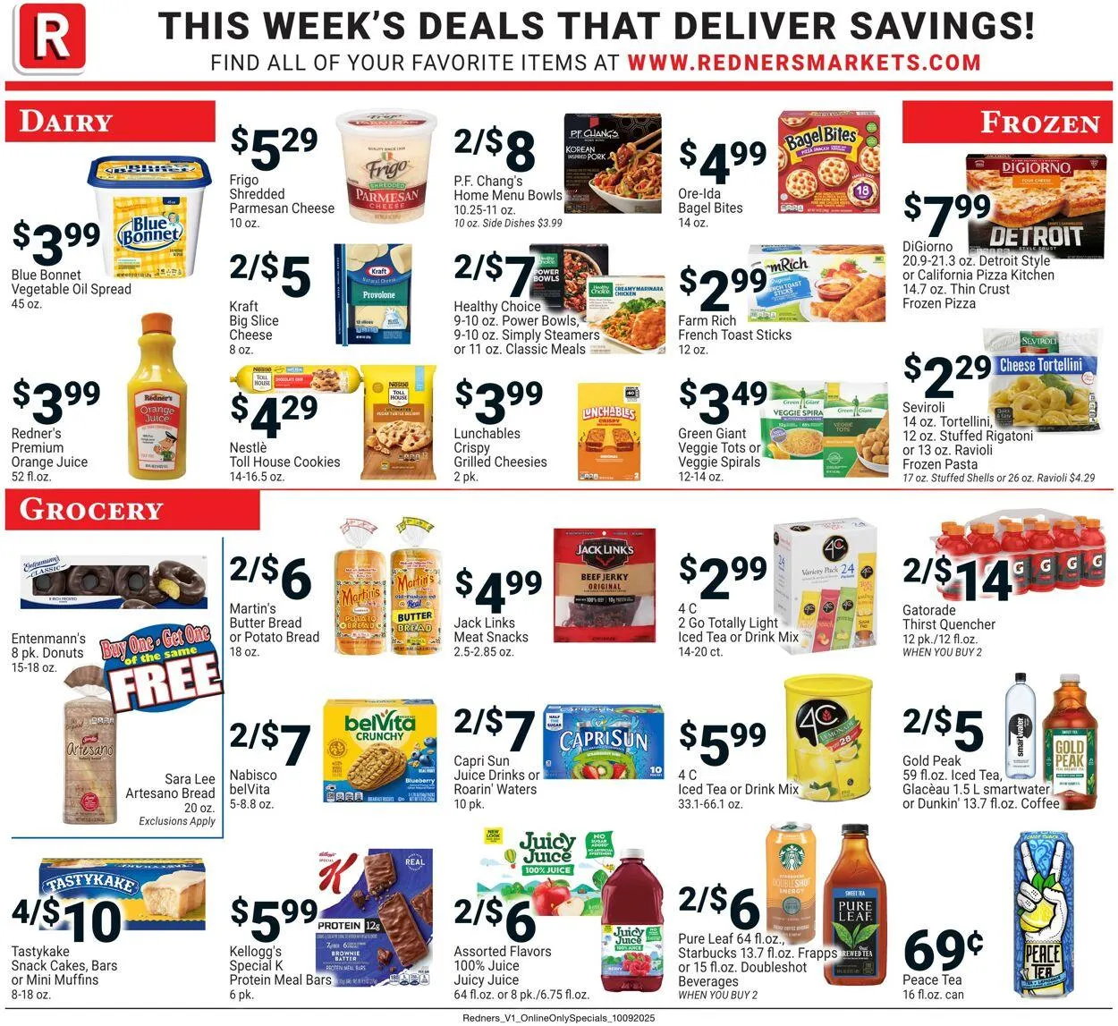 Weekly ad Redner’s Warehouse Market Current weekly ad from October 9 to October 15 2025 - Page 9