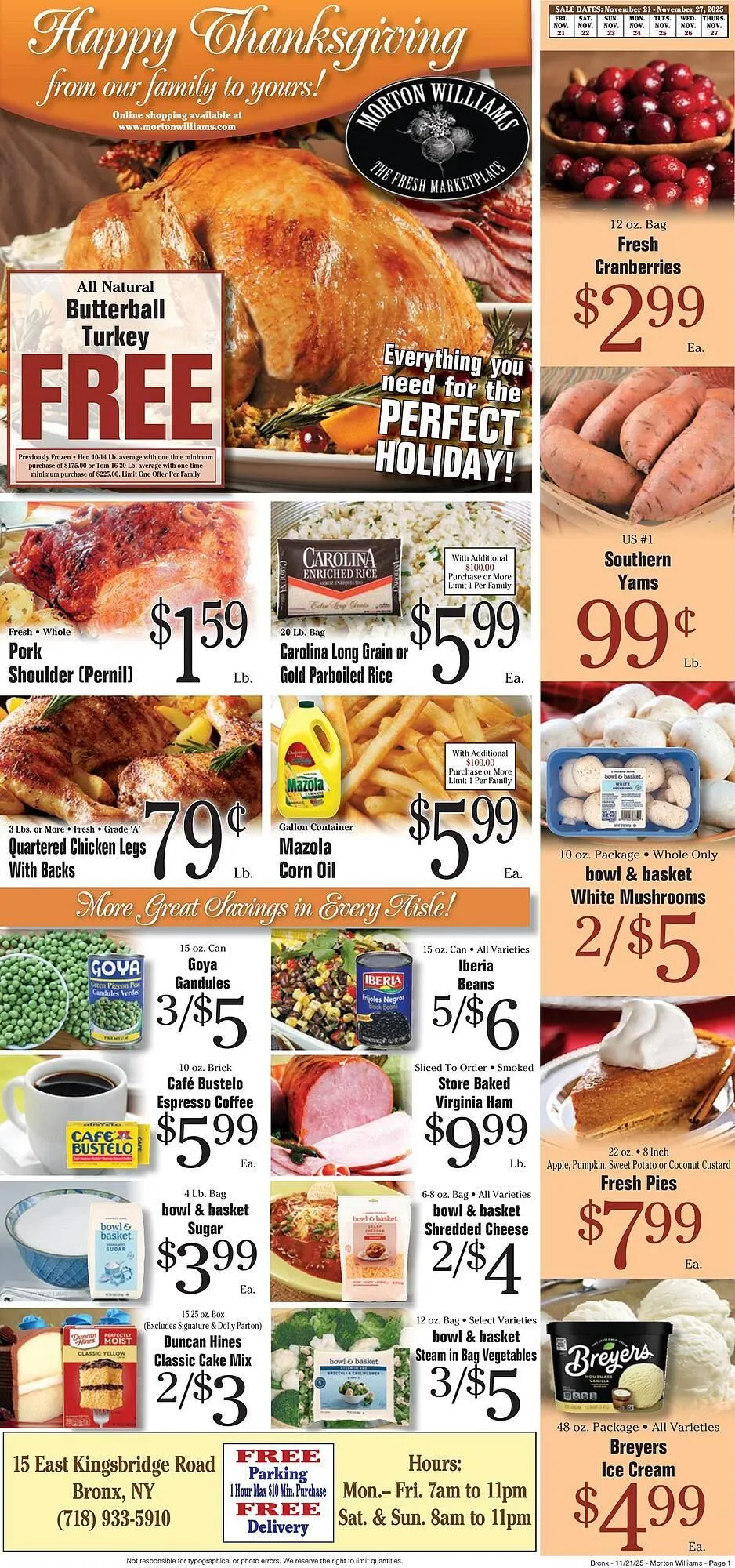 Morton Williams weekly ad - 1