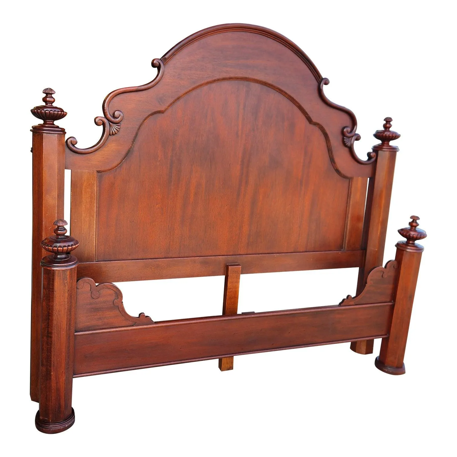Vintage Lexington Furniture "Vestiges" King-Size Solid Wood Bed Frame