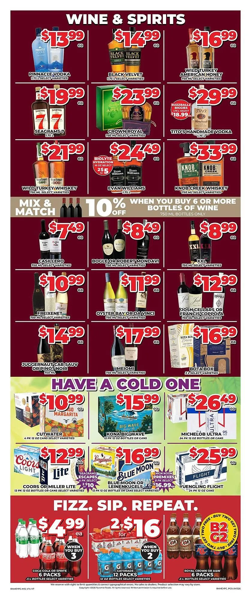 Weekly ad Price Cutter weekly ad from April 15 to April 21 2026 - Page 9