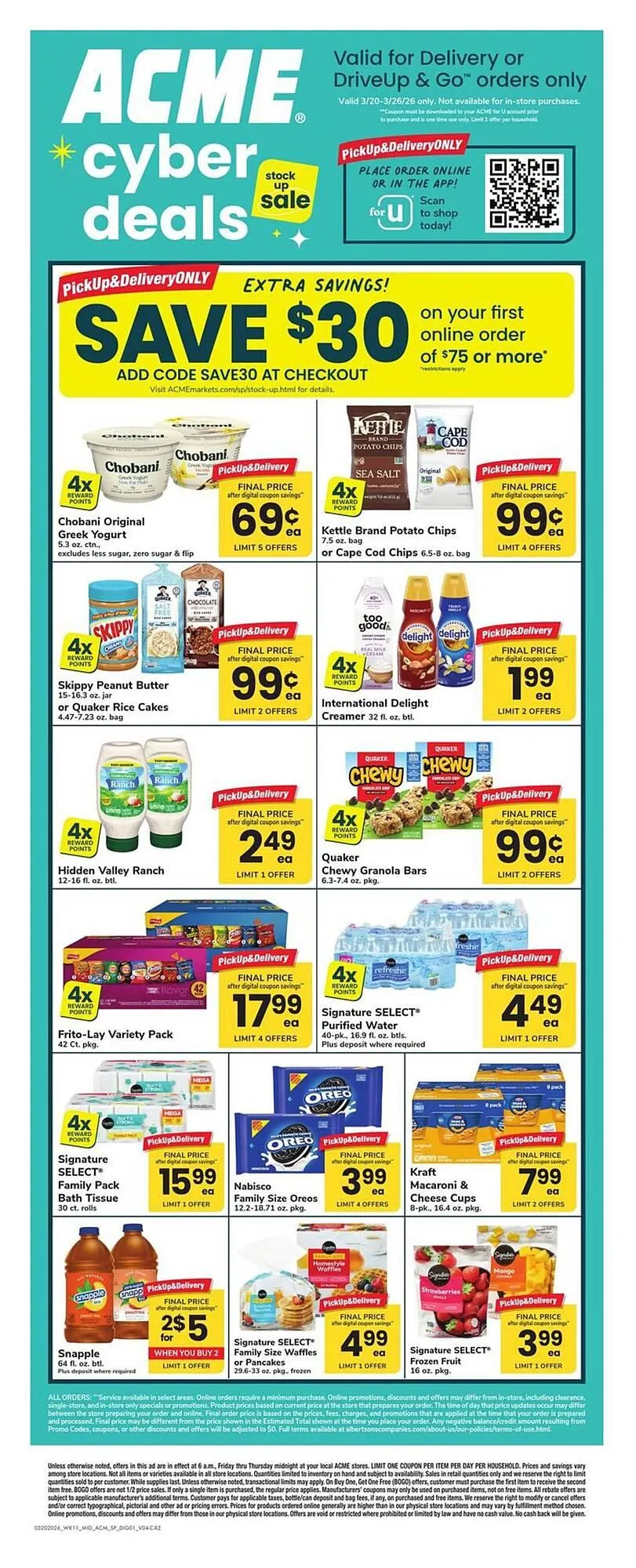 Weekly ad ACME weekly ad from March 20 to March 26 2026 - Page 1