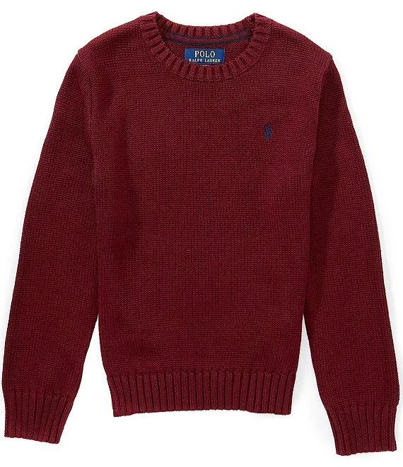 Little Boys Long-Sleeve Chunky-Knit Sweater