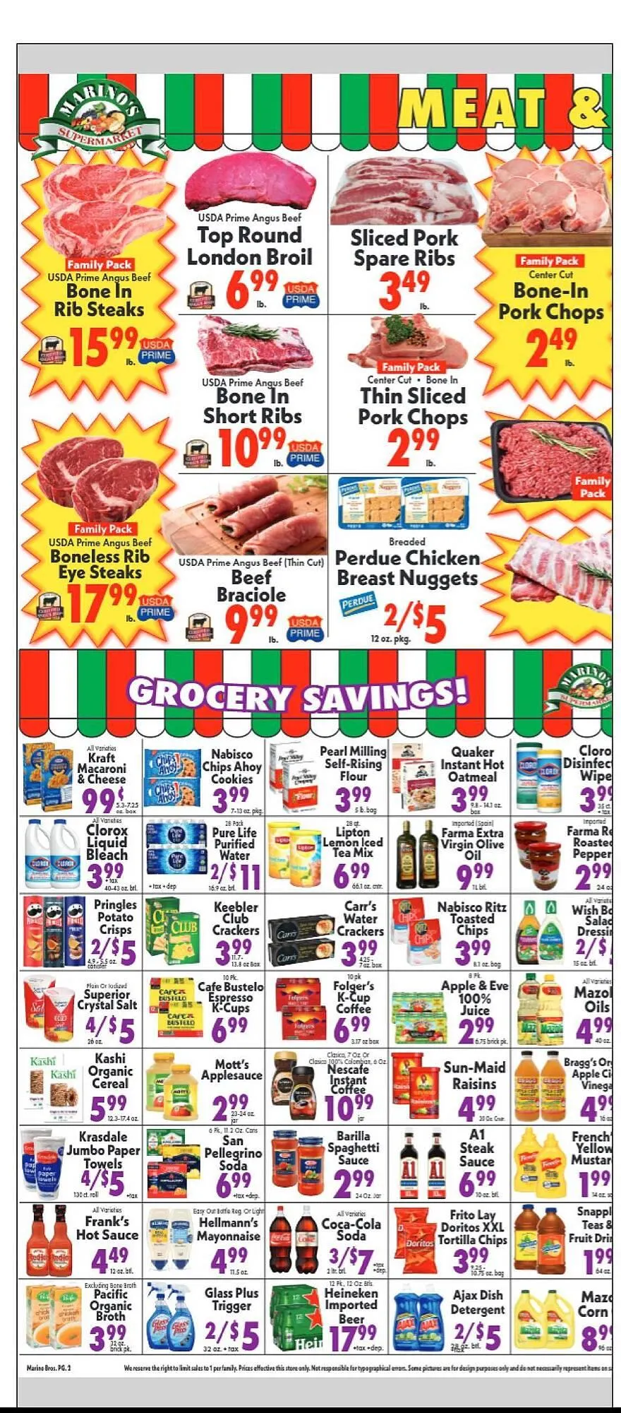 Weekly ad Marino's Supermarket weekly ad from March 13 to March 19 2026 - Page 2