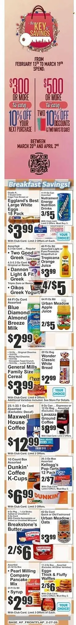Weekly ad Key Food circular from February 27 to March 5 2026 - Page 2