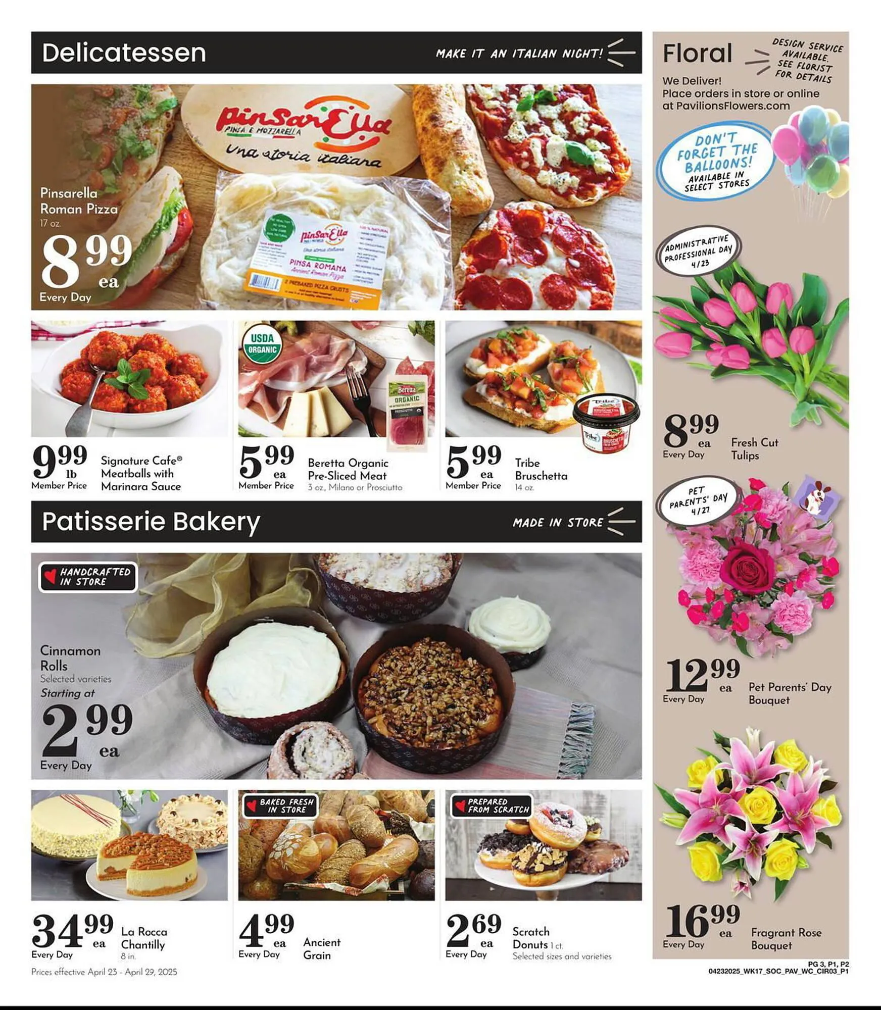 Weekly ad Pavilions Weekly Ad from April 23 to April 29 2025 - Page 3