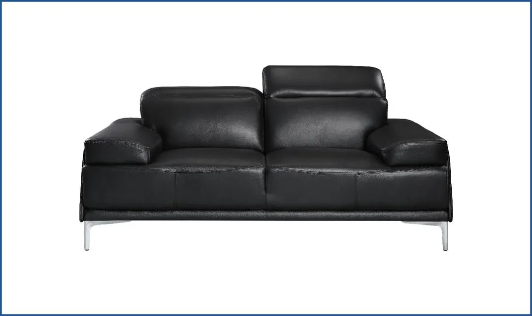 Jennifer Italia Detente 2-Seater Leather Sofa with Adjustable Headrest