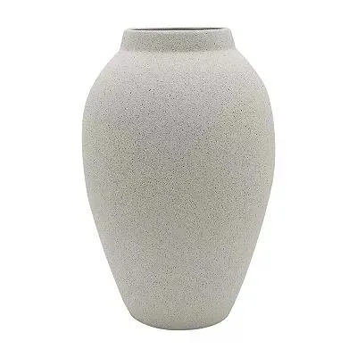 Sonoma Goods For Life® Large Round Neutral Speckled Vase Table Decor