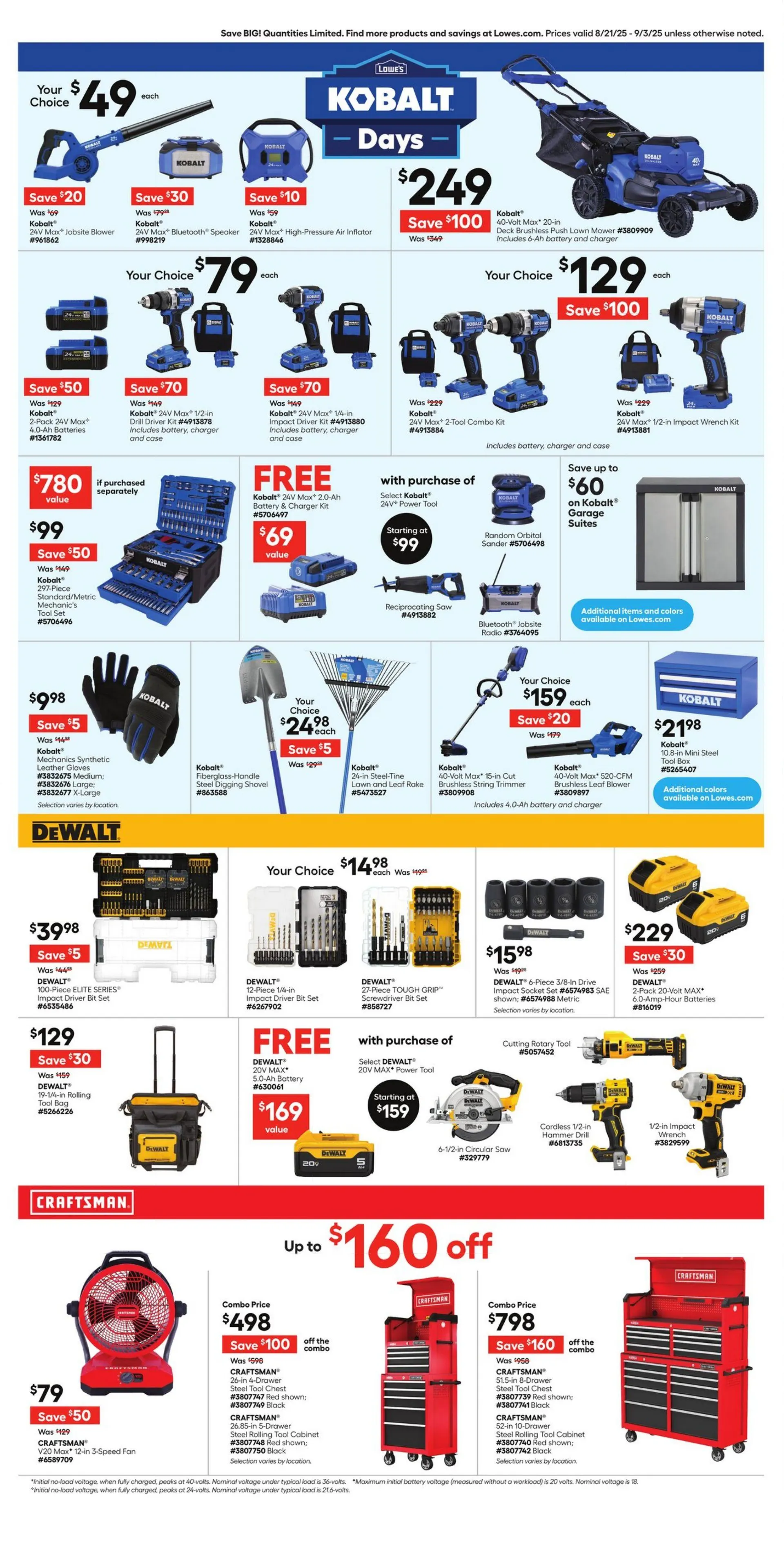 Weekly ad Lowe's from August 28 to September 1 2025 - Page 3