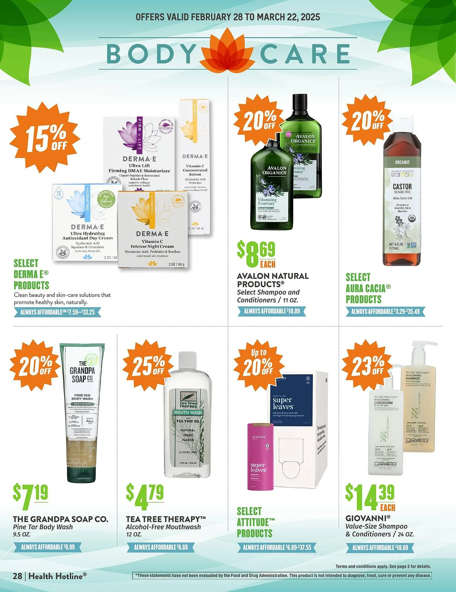 Weekly ad Natural Grocers ad from February 28 to March 22 2025 - Page 28