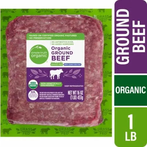 Simple Truth Organic® Grass Fed Ground Beef 90/10