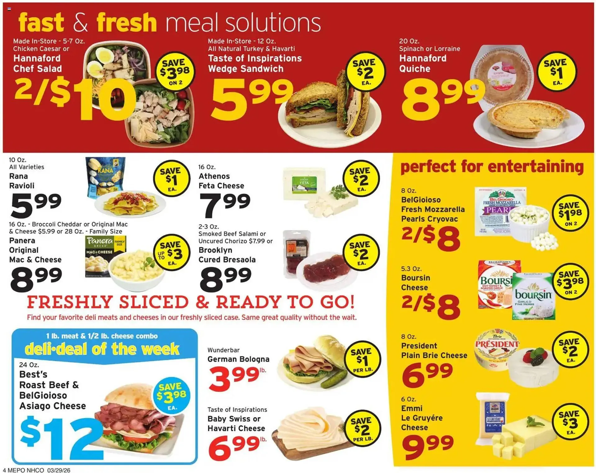 Weekly ad Hannaford flyer from March 29 to April 5 2026 - Page 4