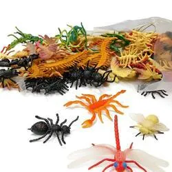 Jumbo Bag of Creepy Crawler Assorted Insect Bugs (Pack of 144 pieces)