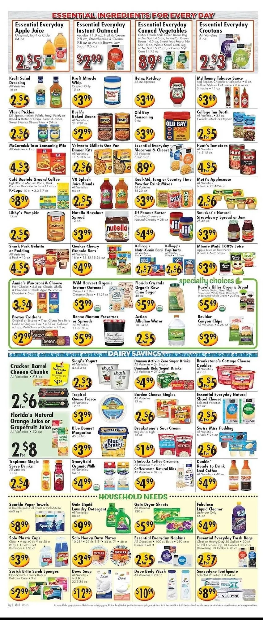 Weekly ad Ideal Food Basket circular from September 26 to October 2 2025 - Page 2