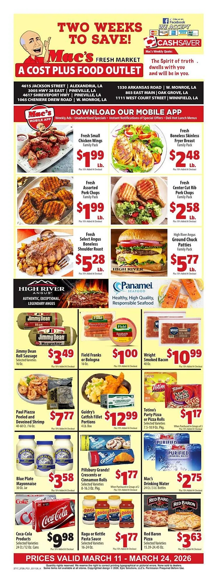 Weekly ad Mac's Market weekly ad from March 11 to March 24 2026 - Page 1