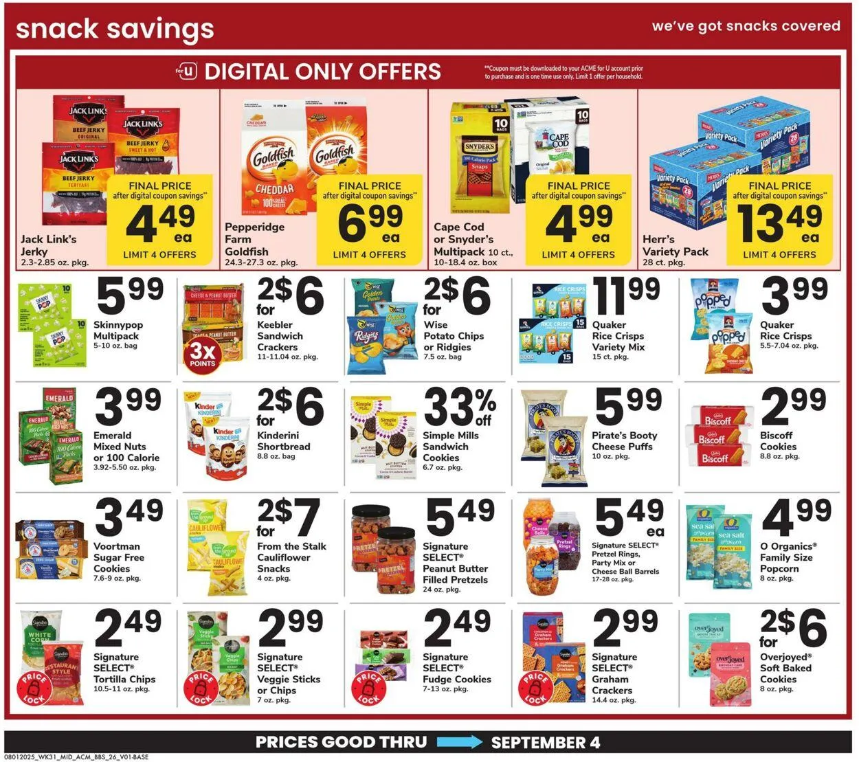Weekly ad Acme Current weekly ad from August 1 to September 4 2025 - Page 26