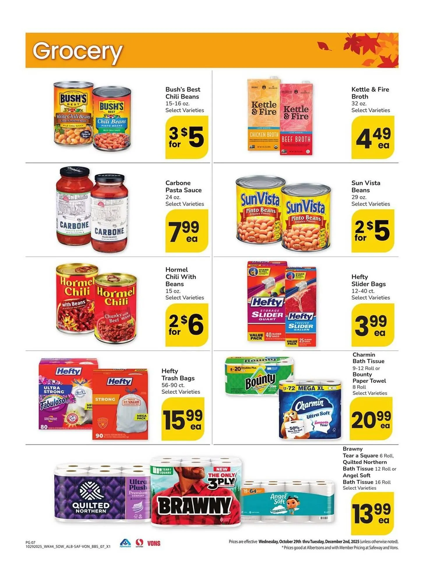 Weekly ad Albertsons weekly ad from October 29 to December 2 2025 - Page 7