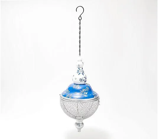 Temp-tations Outdoor Centertaining 12" Resin/Metal Bird Feeder