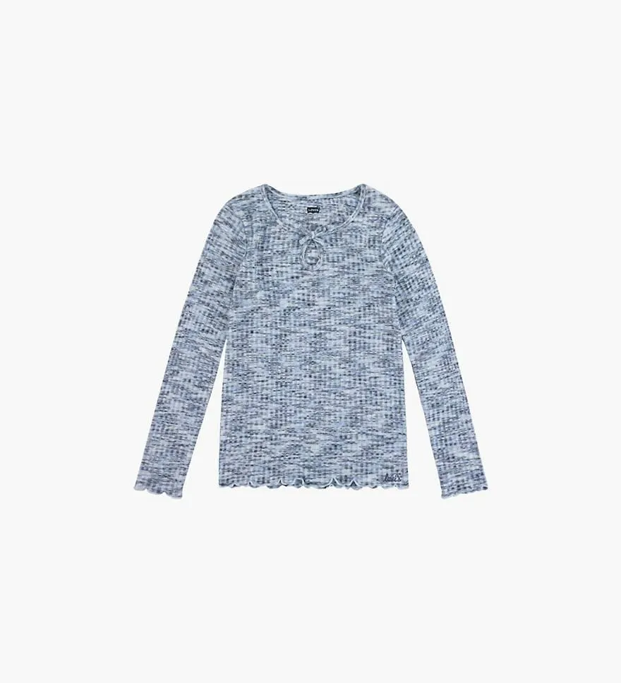 Space Dye Knit Top Big Girls 7-16