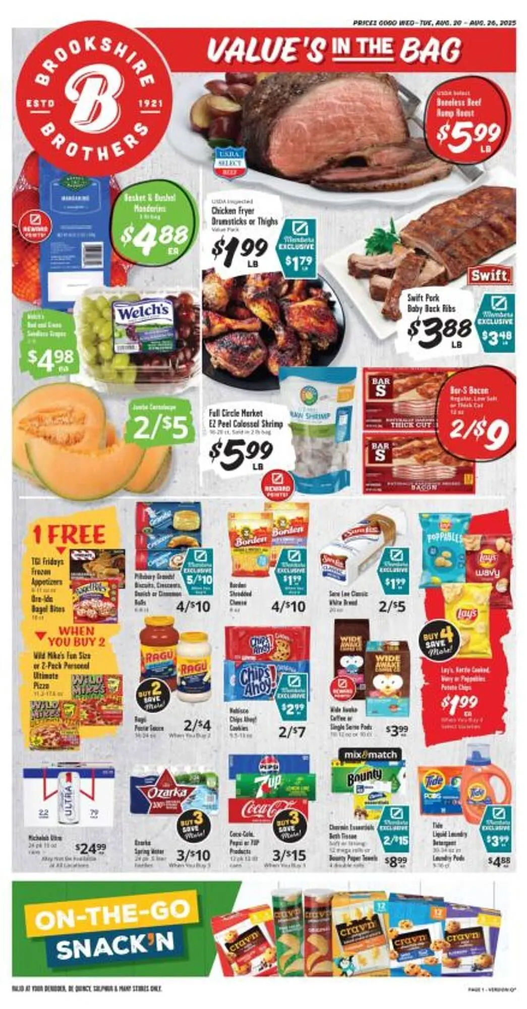 Brookshire Brothers Weekly Ad - 1