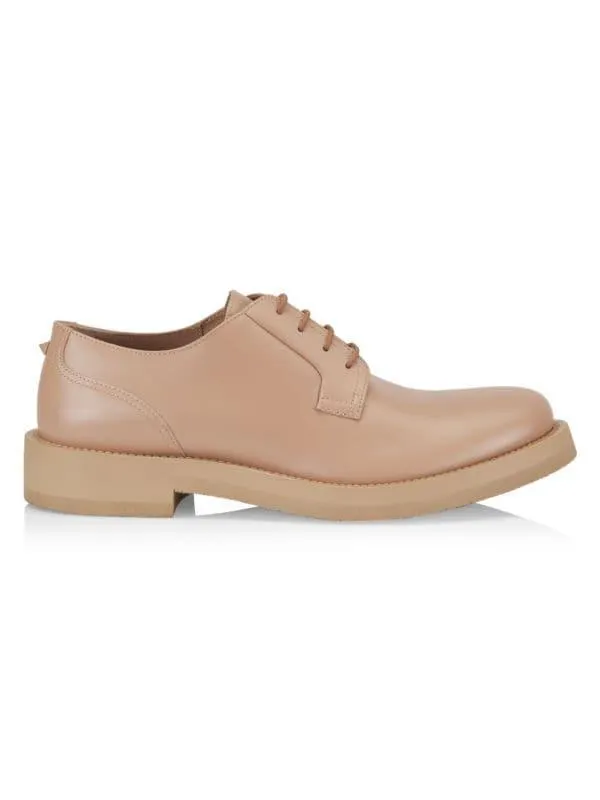 Leather Rockstud Derbys