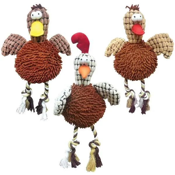 Gigglers Chicken Dog Toy Assortment