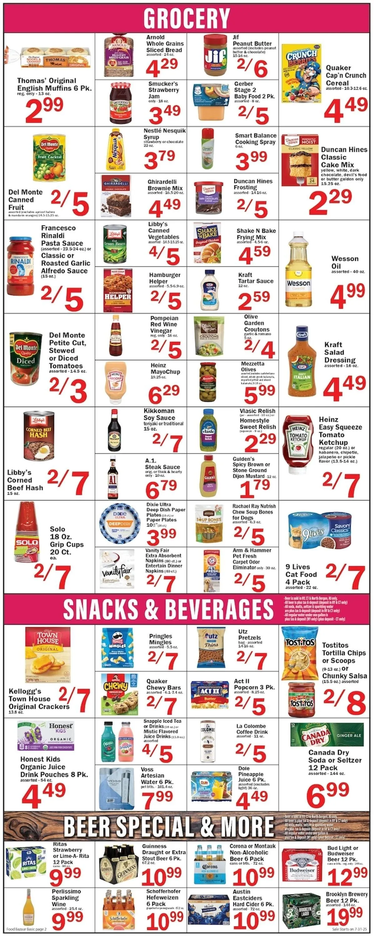 Catálogo de Food Bazaar Current weekly ad 31 de julio al 6 de agosto 2025 - Página 2