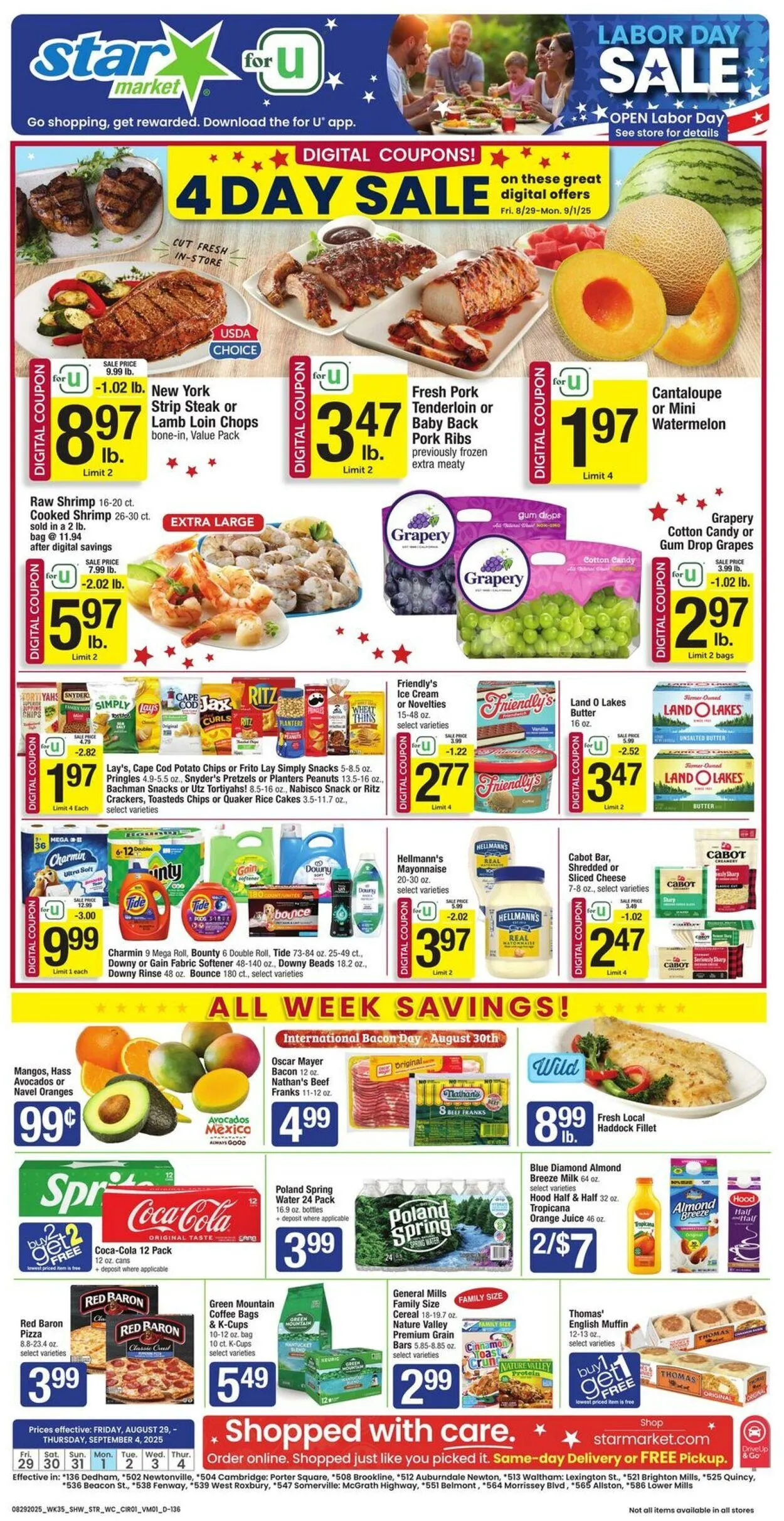 Weekly ad Star Markets from August 29 to September 4 2025 - Page 1