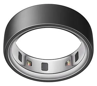 Oura Ring 4 Stealth Color Titanium Smart Ring w/2 Charging Docks