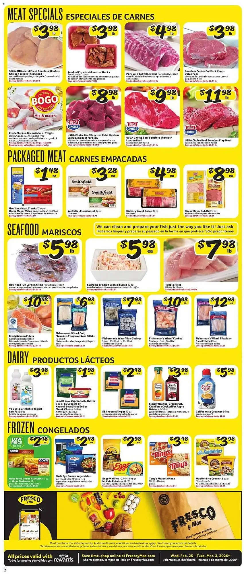 Weekly ad Fresco y Más weekly ad from February 25 to March 4 2026 - Page 2