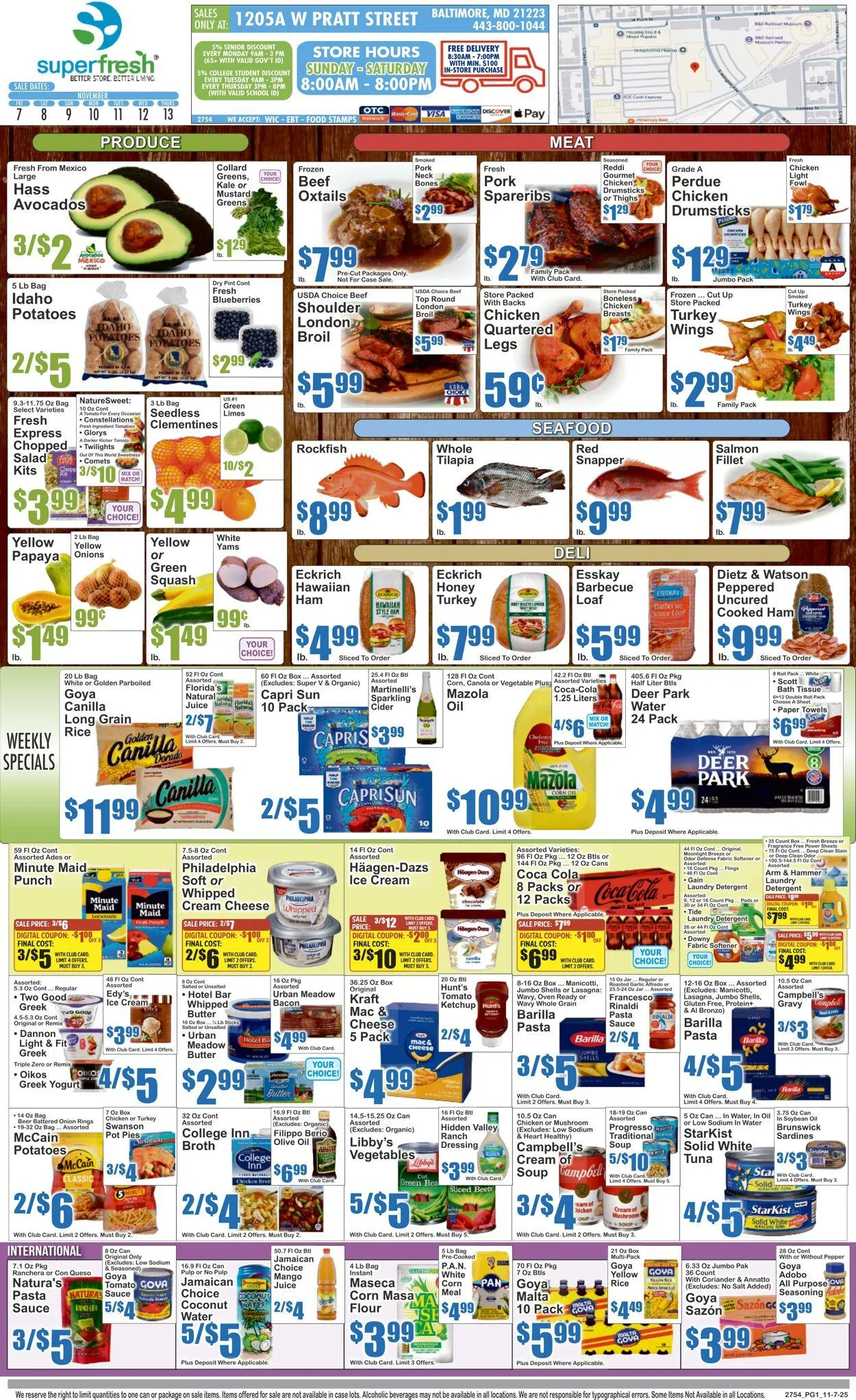 Weekly ad Key Food Current weekly ad from November 7 to November 13 2025 - Page 1