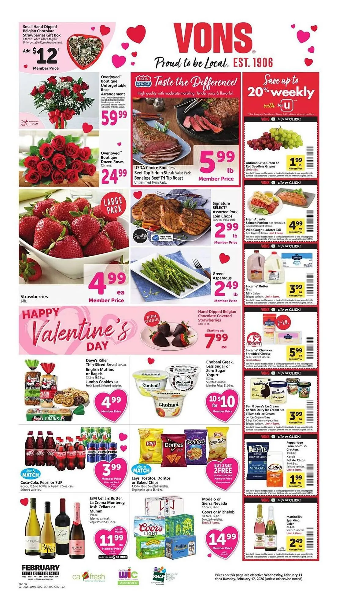 Vons weekly ad - 1