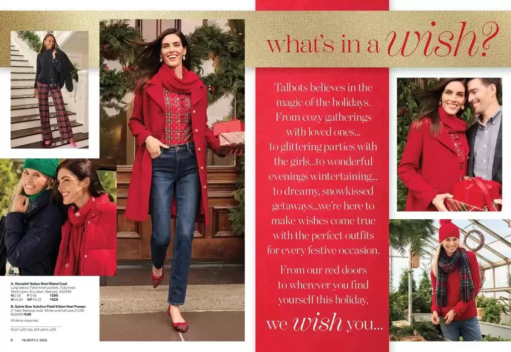 Weekly ad Talbots What’s in a WISH? from November 16 to November 30 2024 - Page 2