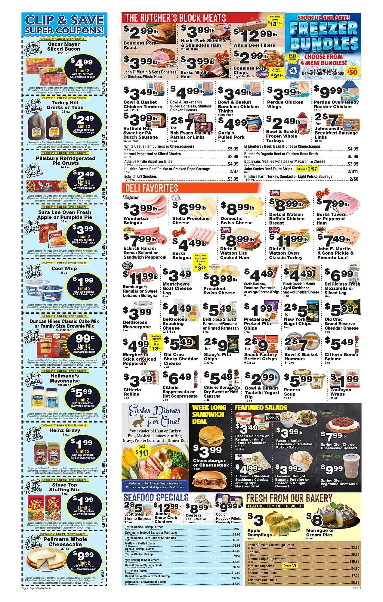 Weekly ad Boyer's Food Markets weekly ad from April 2 to April 4 2026 - Page 2
