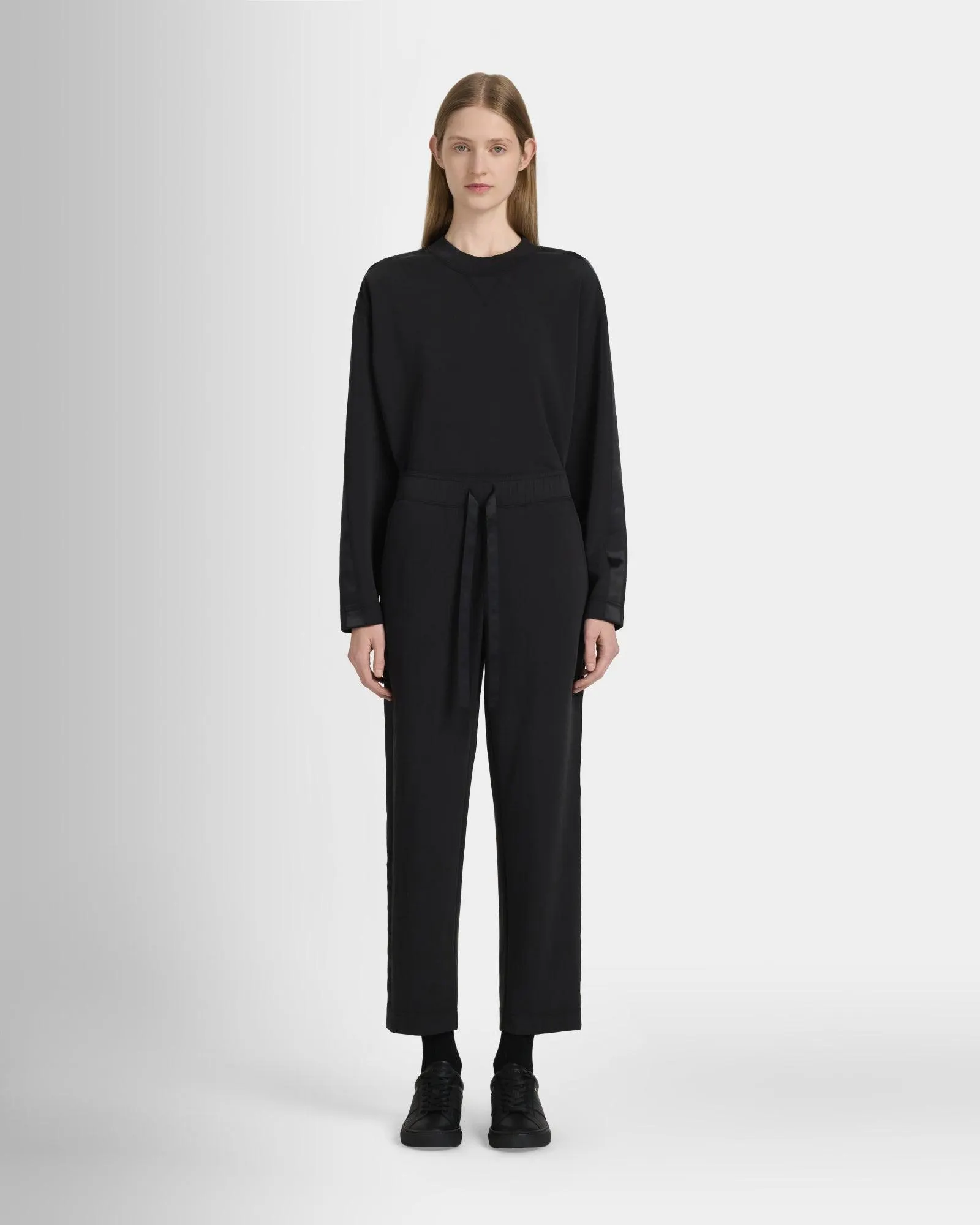 Satin Stripe Sweatpant