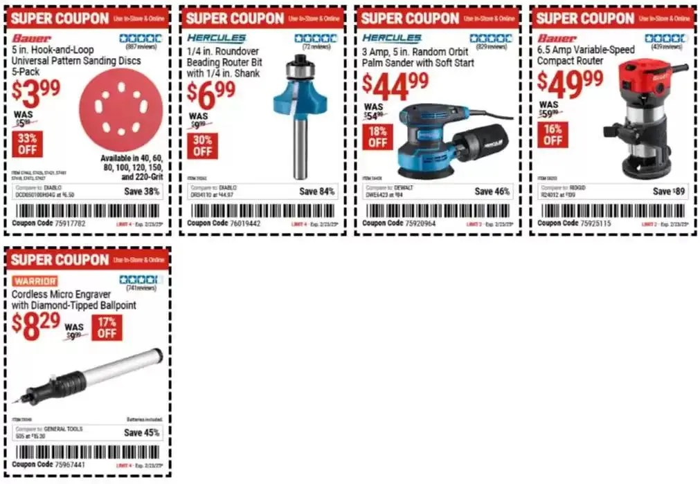 Weekly ad Harbor Freight Tools weekly ad from February 10 to February 24 2025 - Page 9