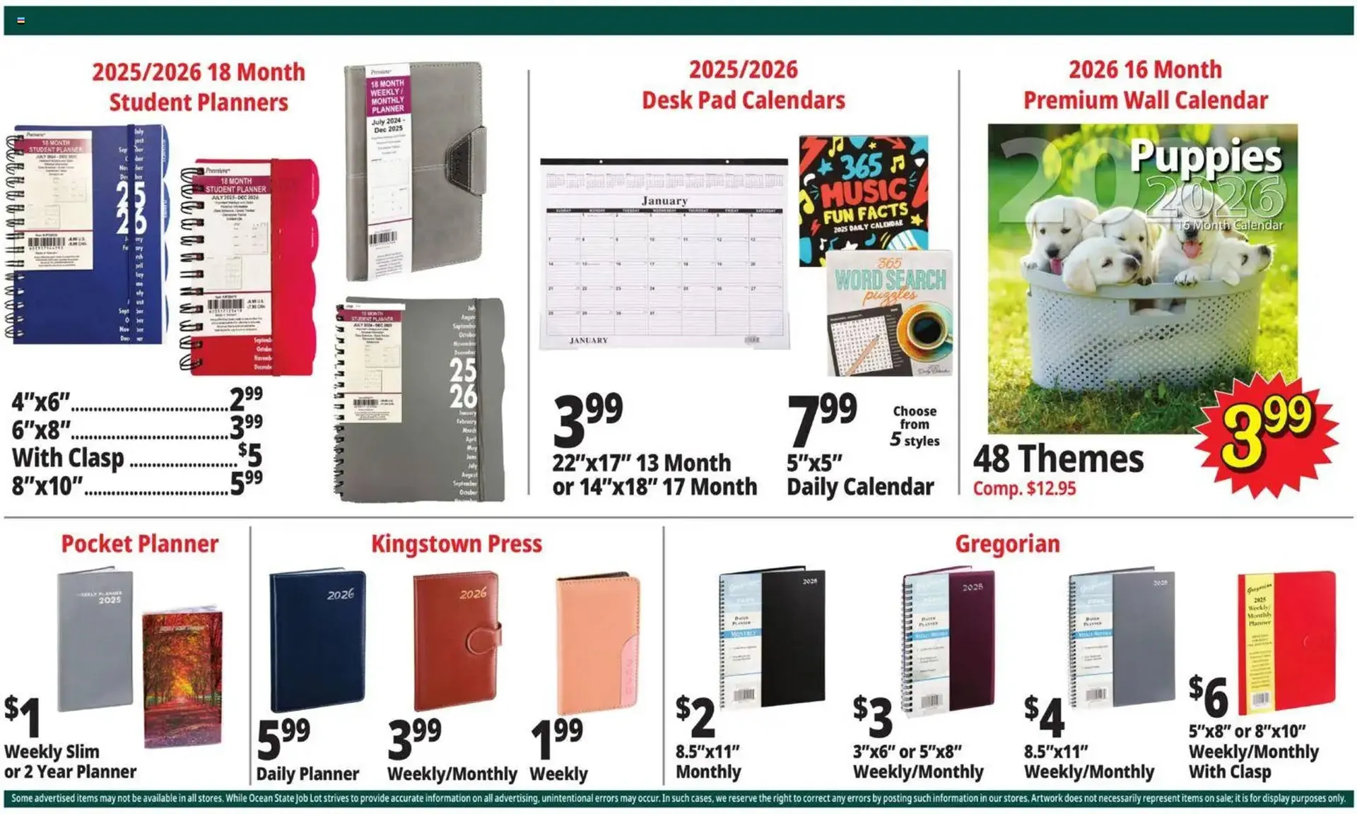 Weekly ad Ocean State Job Lot flyer from November 27 to December 4 2025 - Page 26