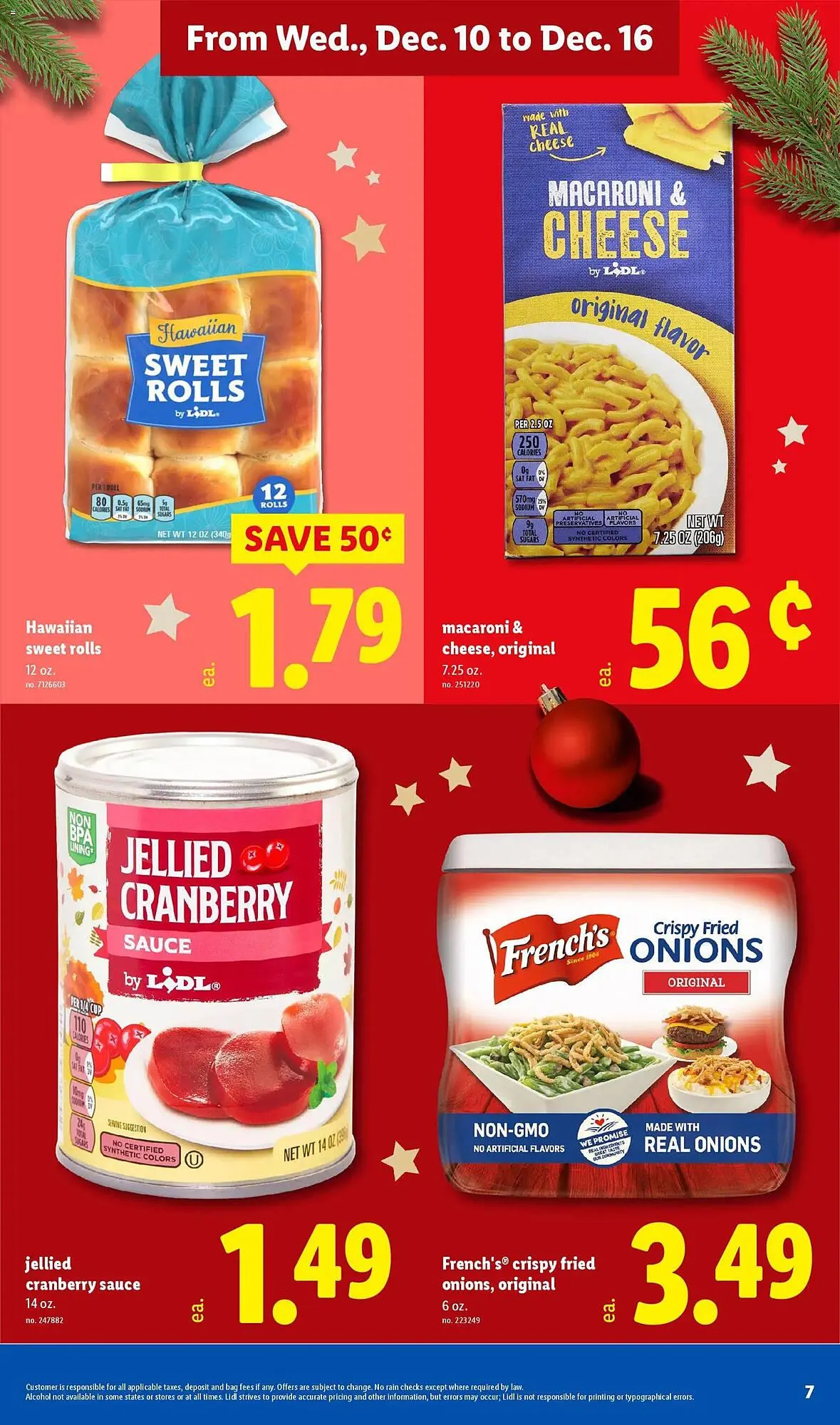 Weekly promotion Lidl weekly ad spanning from December 10 to December 16 2025 - Page 7 for Catalogue 365
