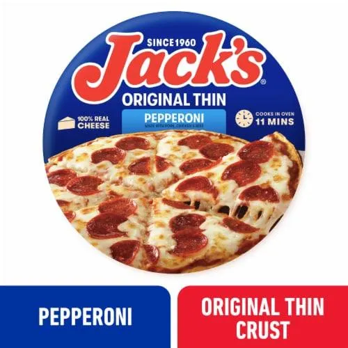 Jack's Pepperoni Thin Crust Frozen Pizza