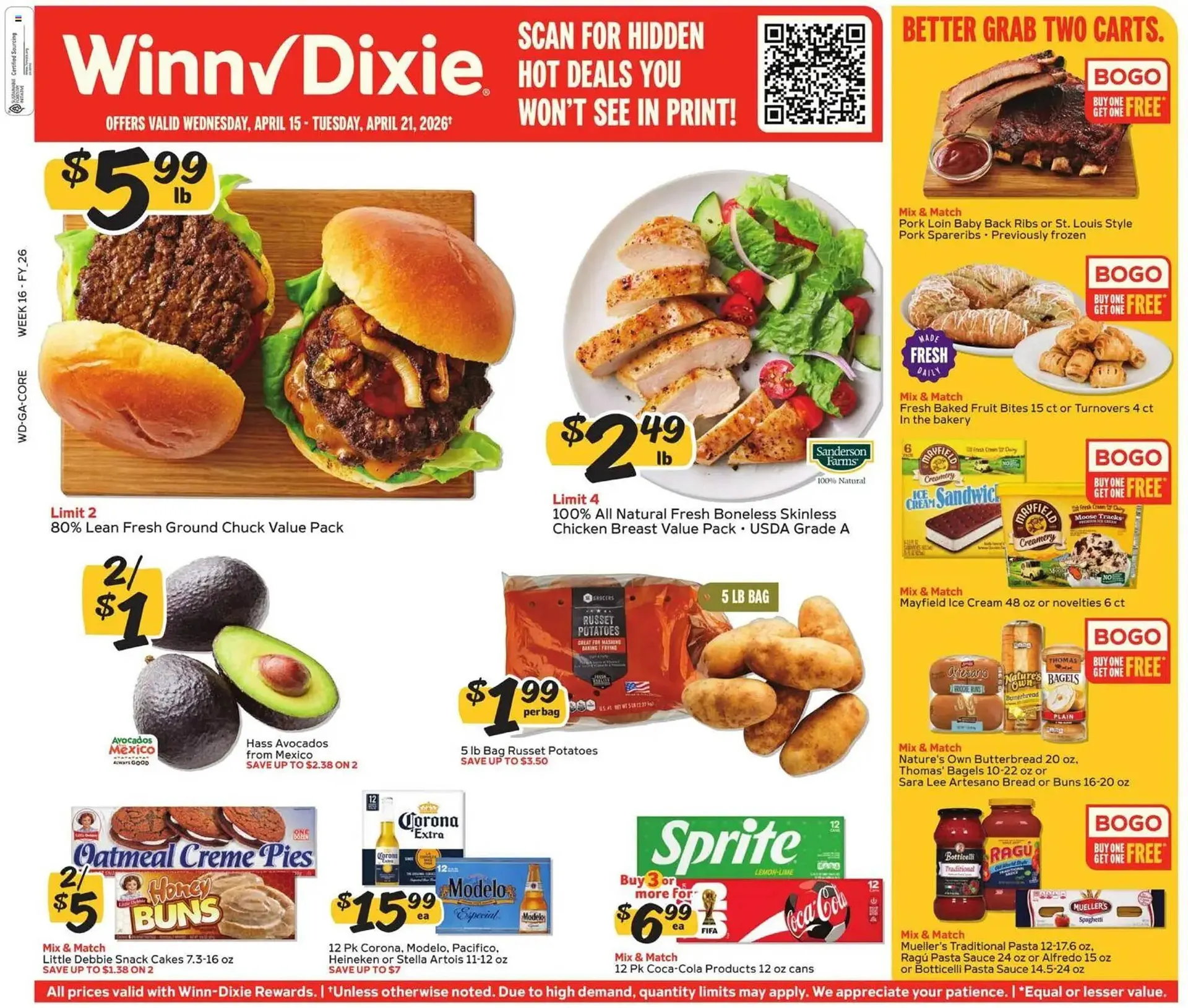 Weekly ad Winn Dixie weekly ad from April 15 to April 21 2026 - Page 1