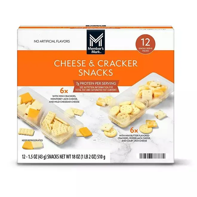 Member's Mark Cheese and Cracker Snacks, 12 pk.