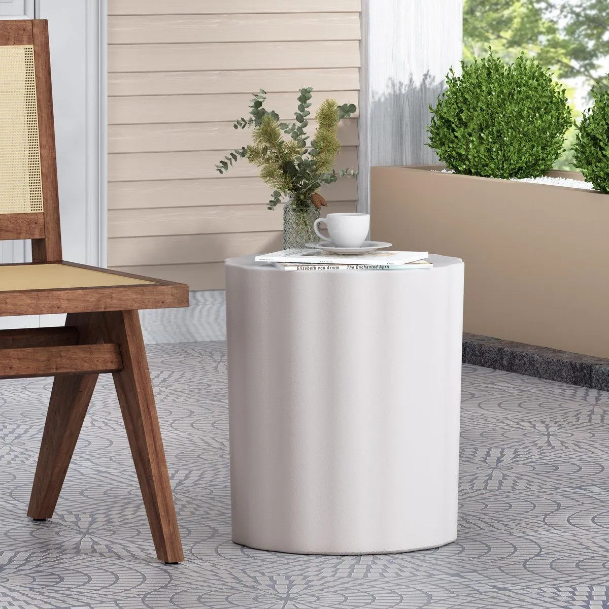 Coda 15.5'' Concrete Outdoor Side Table