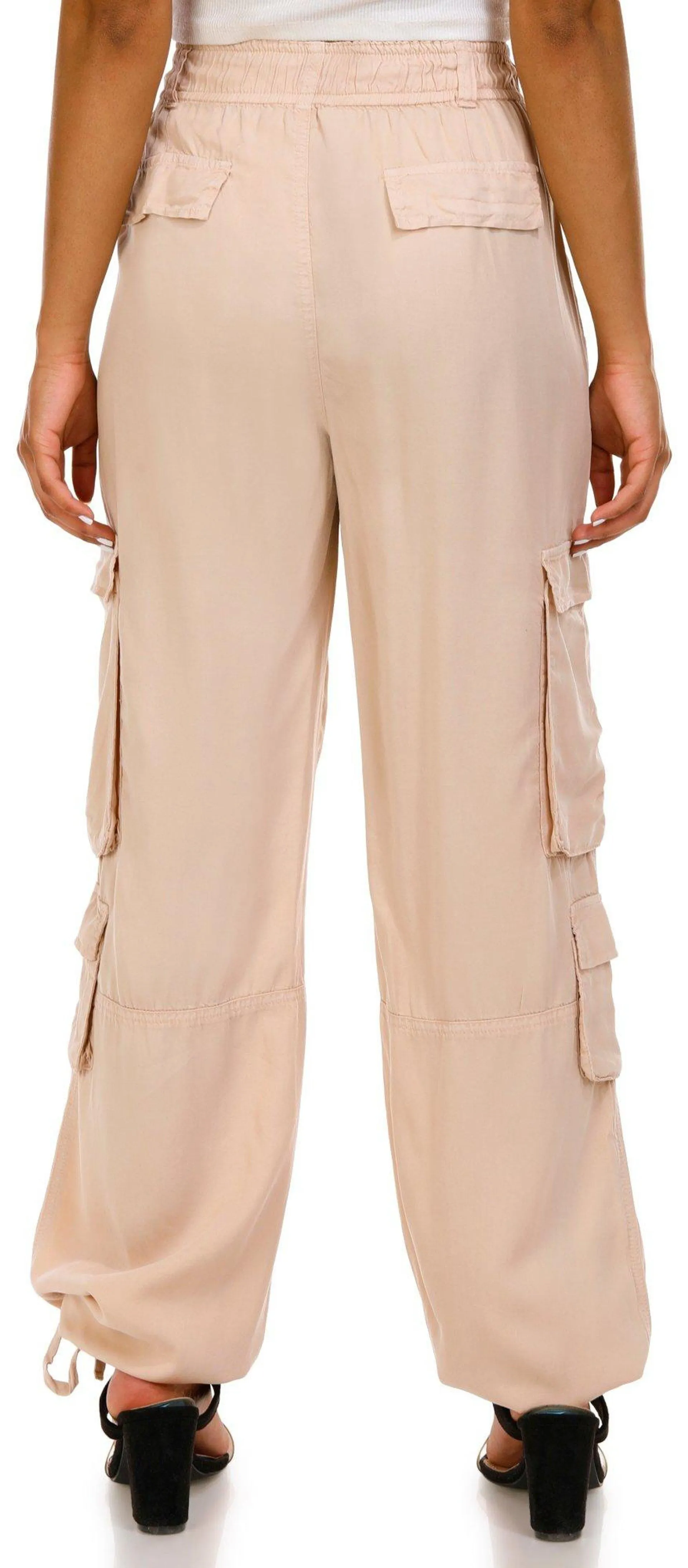 Love Tree Juniors Tencel Cargo Joggers