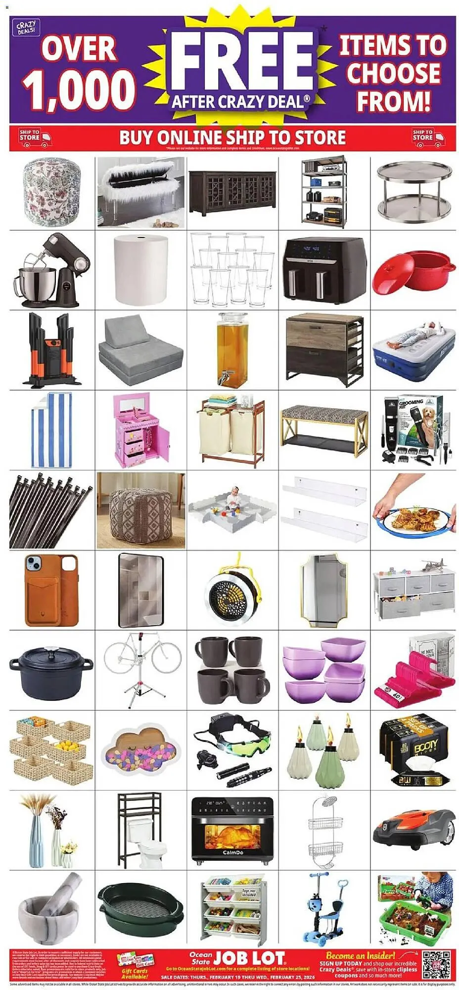 Weekly ad Ocean State Job Lot flyer from February 19 to February 26 2026 - Page 19