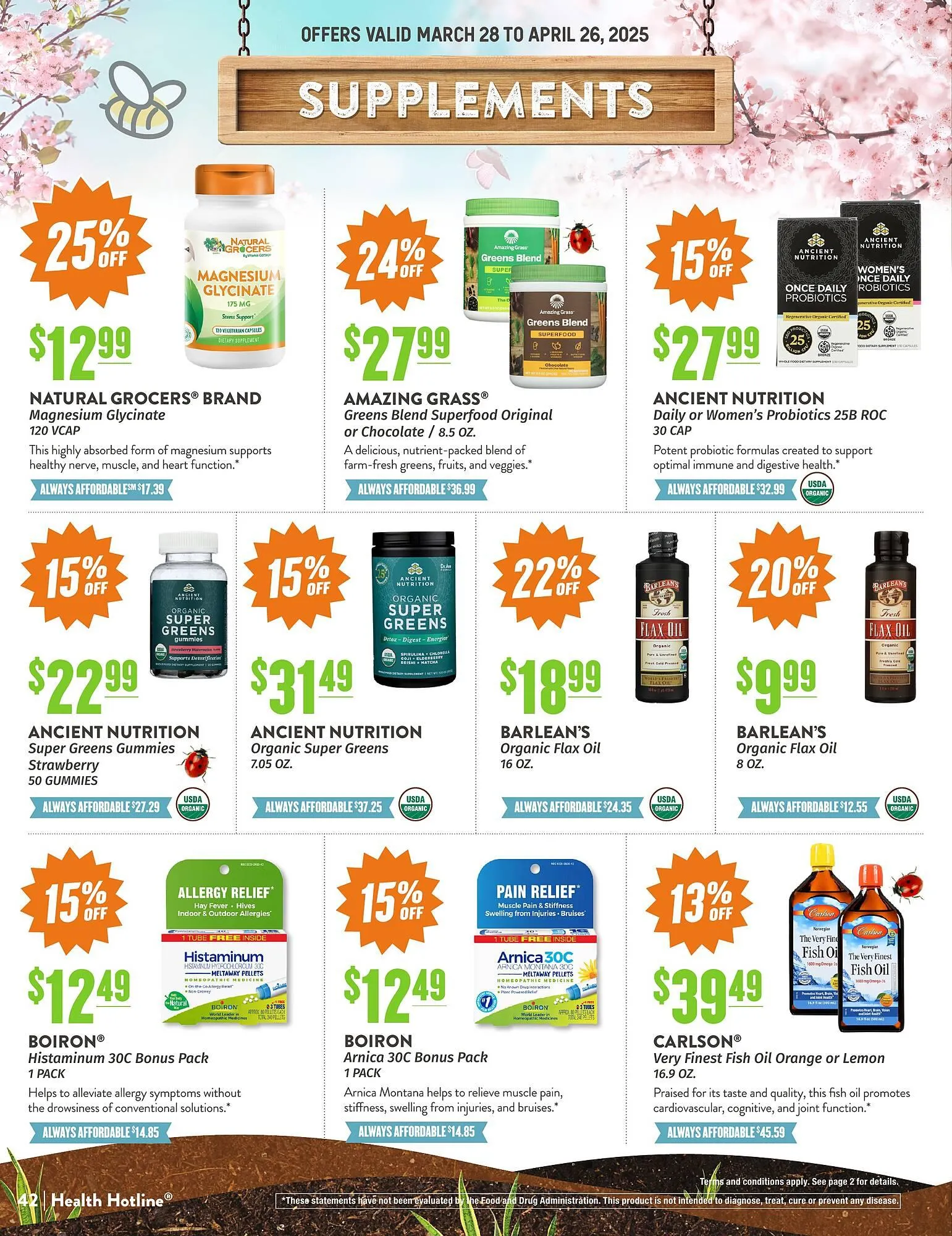 Weekly ad Natural Grocers ad from April 18 to April 26 2025 - Page 42