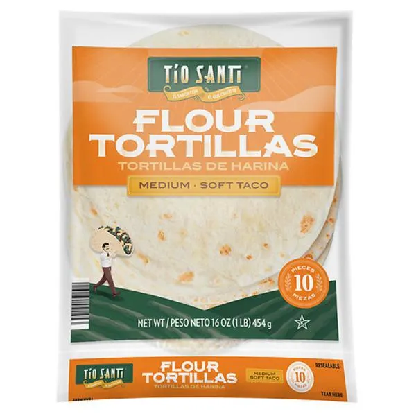 T¡o Santi Medium Flour Tortillas