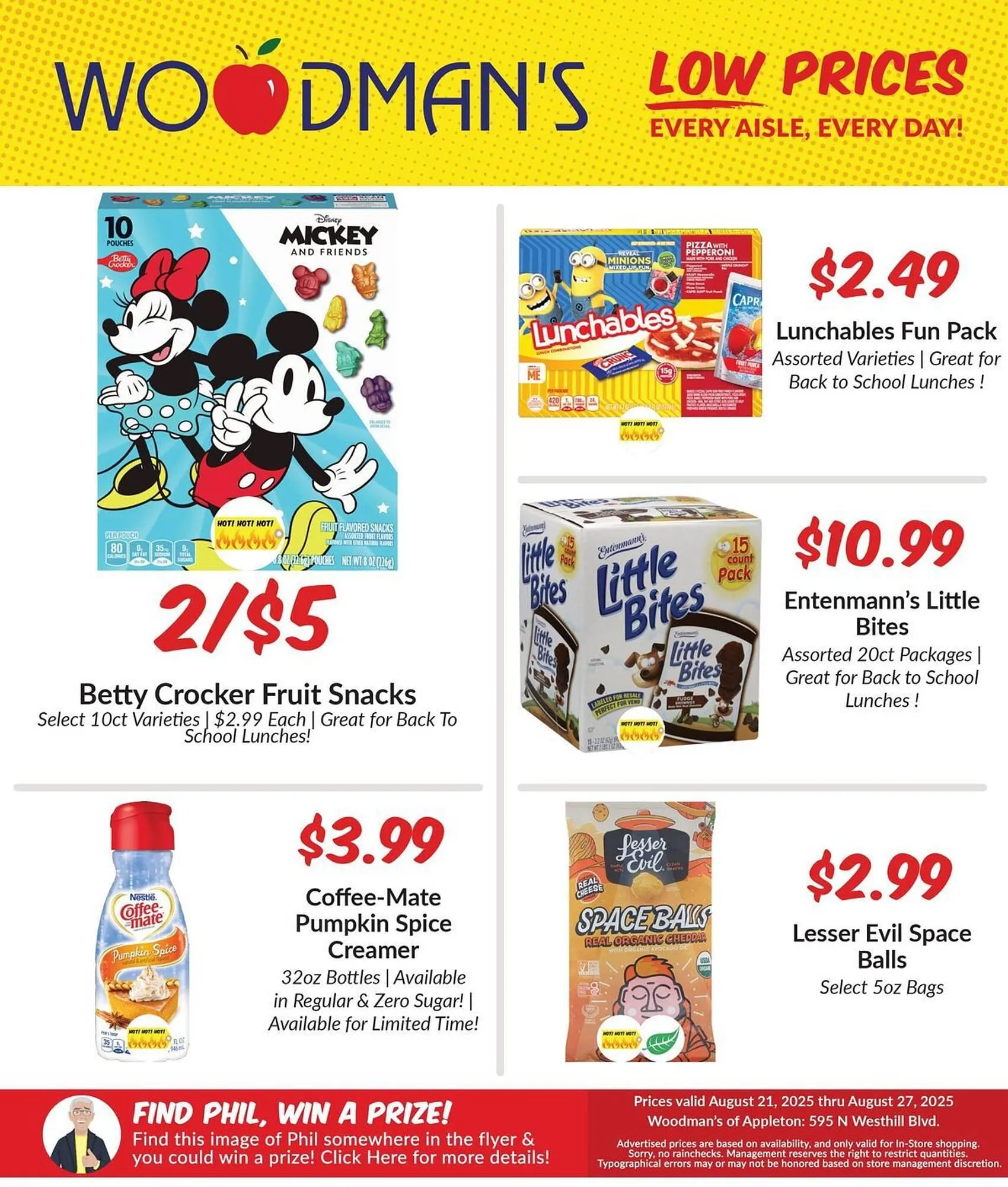 Weekly ad Woodman's Weekly Ad from August 21 to August 27 2025 - Page 1