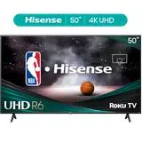 Hisense 50" Class 4K UHD LED LCD Roku Smart TV HDR R6 Series 50R6E3